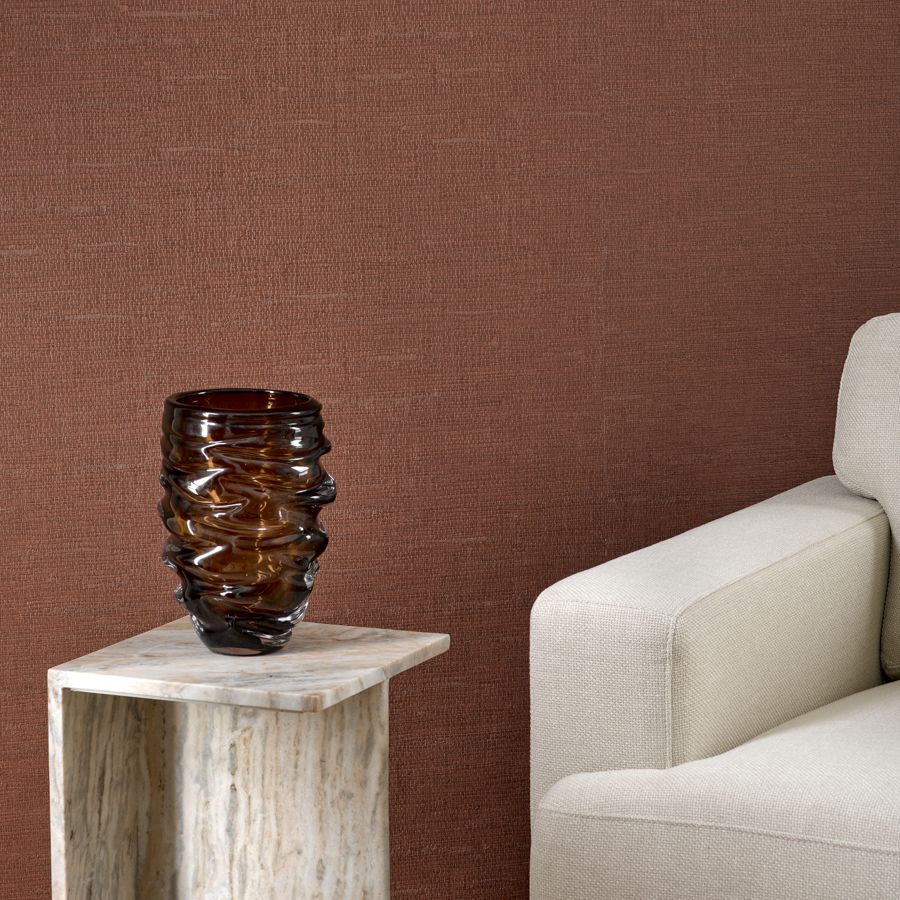 Modeled after loosely woven arrowroot fibers, Nantucket offers the look of a natural woven wallcovering with the durability and cleanability of olefin, a PVC-free vinyl alternative. The high-performance wallcovering features intricately embossed, organic details brought into relief by a palette of solid colorways, all with a subtle sheen. Balancing raw texture and sophisticated, soothing neutrals and sea tones, Nantucket is nature, refined.