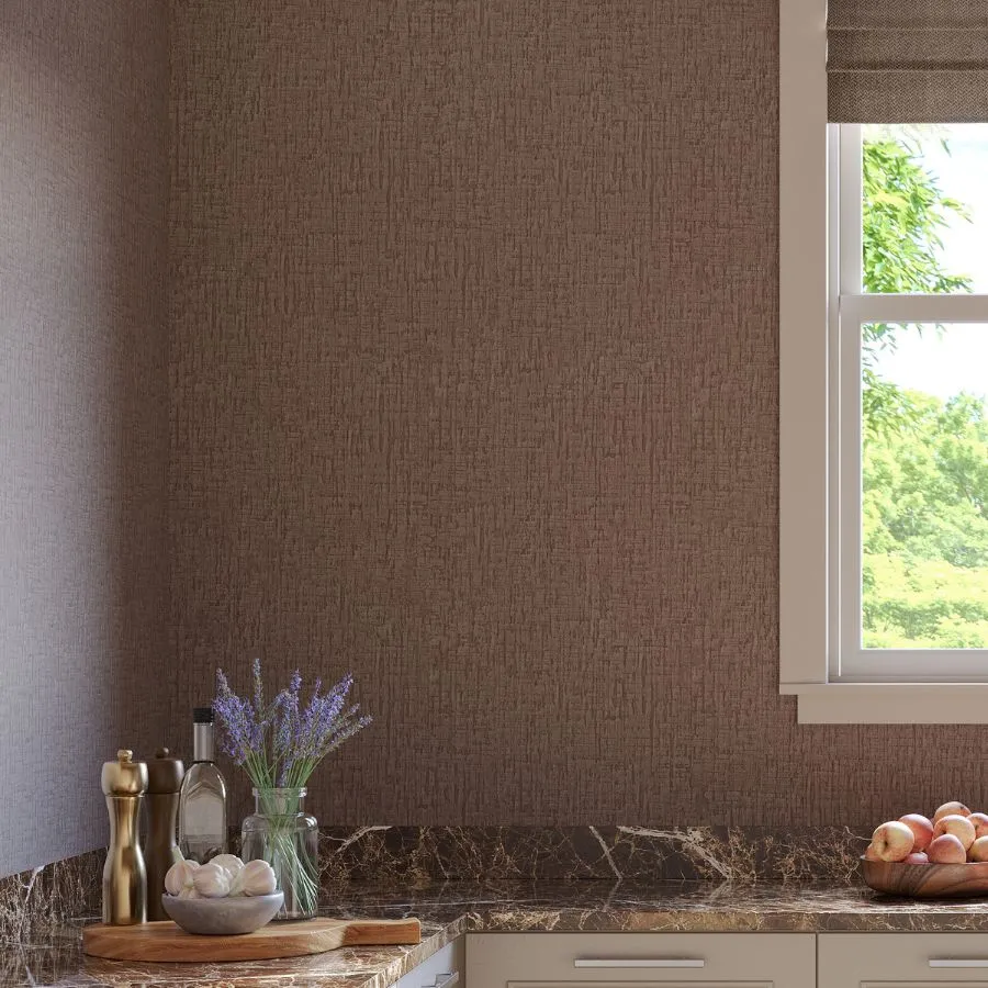 Inspired by the organic texture of tree bark, Sycamore offers a strikingly realistic interpretation of its tactile surface. Crafted in high-performance PVC-free olefin, the design features a matte finish with a soft luster that enhances its depth and authenticity.  The palette ranges from luminous soft white to rich, deep brown, bringing a versatile elegance to any interior. As a sustainable and eco-conscious alternative to traditional Type II vinyl, Sycamore combines natural beauty with modern performance.